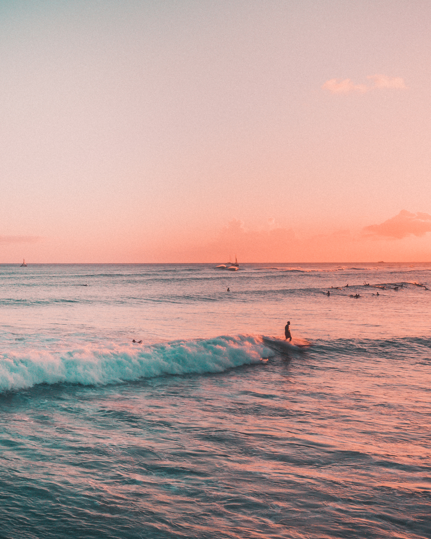 Person Surfing on Sea Waves