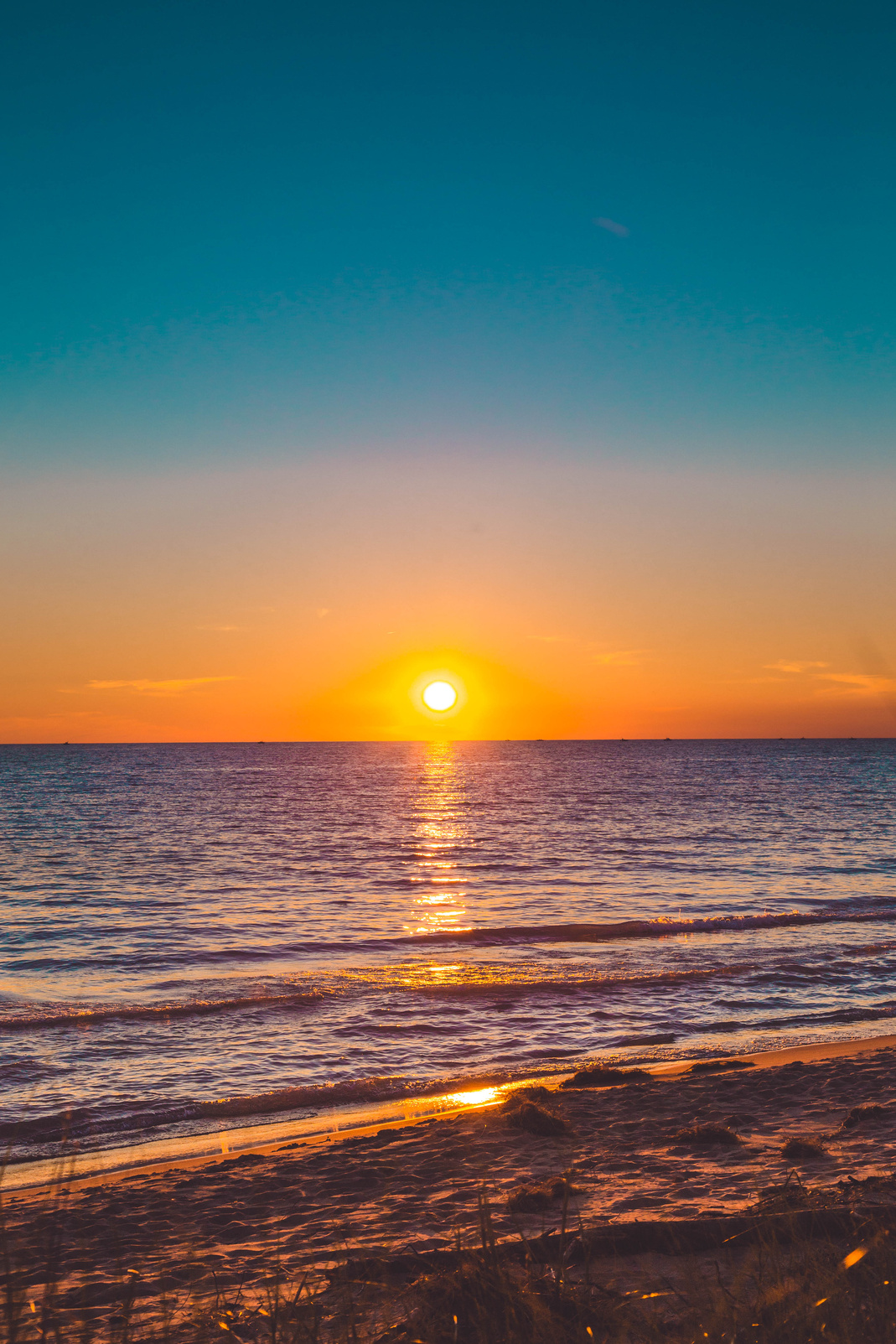 Seashore during Sunset